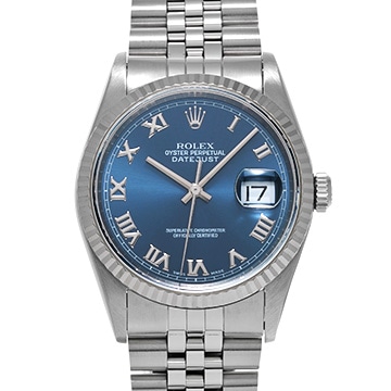 ロレックス デイトジャスト 16234 ブルー メンズ 時計 【中古】【wristwatch】