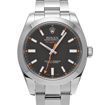 ロレックス ミルガウス 116400 ブラック メンズ 時計 【中古】【wristwatch】