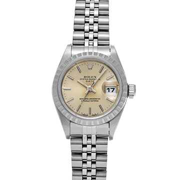 ロレックス オイスターパーペチュアル デイト 69240 シルバータペストリー レディース 時計 【中古】【wristwatch】
