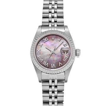 ロレックス デイトジャスト 79174NR ブラックシェル レディース 時計 【中古】【wristwatch】