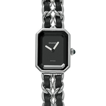 シャネル プルミエール M H0451 ブラック レディース 時計 【中古】【wristwatch】