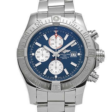 ブライトリング スーパーアベンジャー II A1337111/C871 ブルー/シルバー メンズ 時計 【中古】【wristwatch】
