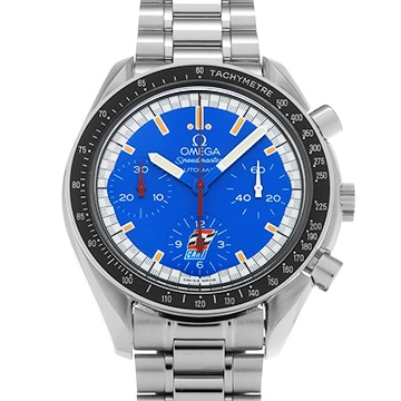 オメガ スピードマスター レーシング ミハエル・シューマッハ 3510.80 ブルー メンズ 時計 【中古】【wristwatch】