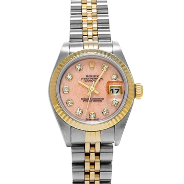 ロレックス デイトジャスト 79173OPG ピンクオパール/ダイヤモンド レディース 時計 【中古】【wristwatch】