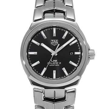 タグ ホイヤー リンク キャリバー5 WBC2110.BA0603 ブラック メンズ 時計 【中古】【wristwatch】