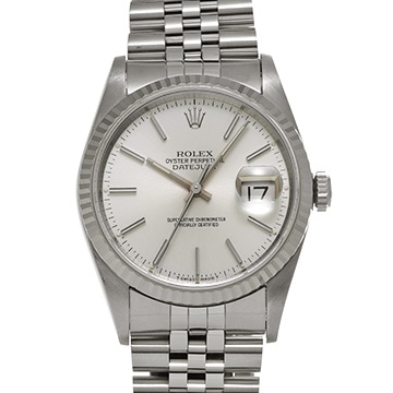ロレックス デイトジャスト 16234 シルバー メンズ 時計 【中古】【wristwatch】