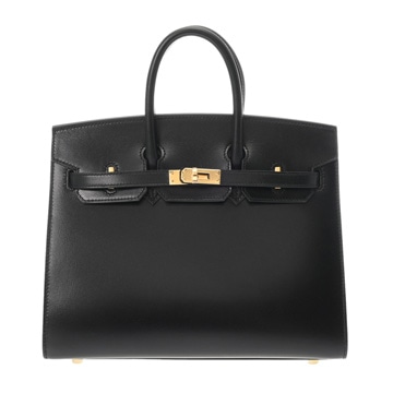 エルメス バーキン 25 セリエ ブラック ボックスカーフ レディース バッグ 【未使用】【bag】