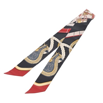 エルメス ツイリー GRAND APPARAT マルチカラー 061364S シルク100％ レディース 【新品】【other】