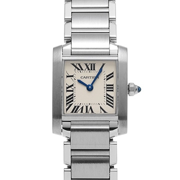 カルティエ タンクフランセーズ SM　 W51008Q3 シルバー レディース 時計 【中古】【wristwatch】