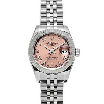 ロレックス デイトジャスト 179174 ピンク レディース 時計 【中古】【wristwatch】