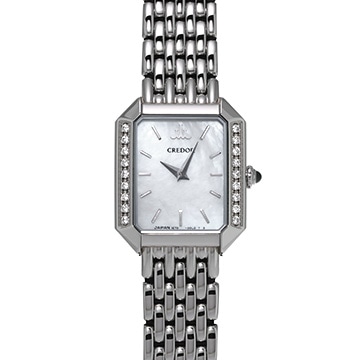 セイコー クレドール シグノ GSTE889 ホワイトシェル レディース 時計 【中古】【wristwatch】