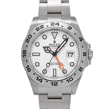 ロレックス エクスプローラーII 216570 ホワイト メンズ 時計 【中古】【wristwatch】