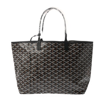 ゴヤール サンルイ PM ヘリンボーン ブラック PVC/カーフ ユニセックス バッグ 【新品】【bag】