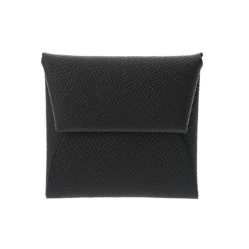 エルメス バスティア ブラック ヴォーエプソン ユニセックス 財布 【新品】【purse】