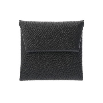 エルメス バスティア ブラック ヴォーエプソン ユニセックス 財布 【未使用】【purse】