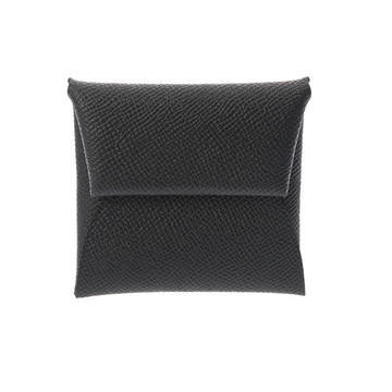 エルメス バスティア ブラック ヴォーエプソン ユニセックス 財布 【未使用】【purse】
