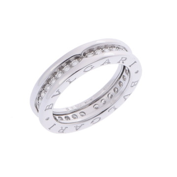 ブルガリ B.ZERO1リング XS #53 シルバー K18ホワイトゴールド WG レディース ジュエリー 【中古】【jewelry】