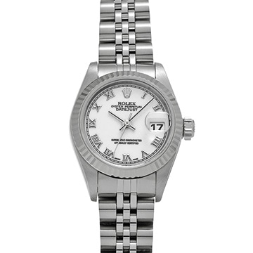 ロレックス デイトジャスト 79174 ホワイト レディース 時計 【中古】【wristwatch】