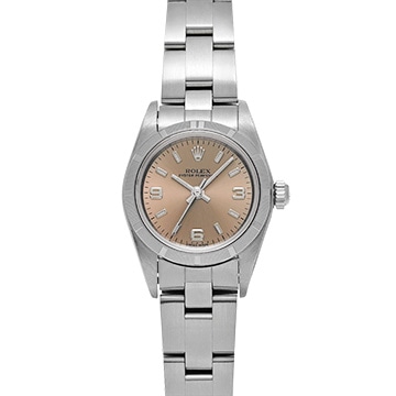 ロレックス オイスターパーペチュアル 76030 ピンク レディース 時計 【中古】【wristwatch】