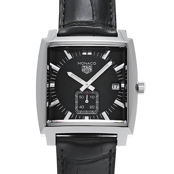 タグ ホイヤー モナコ クォーツ WAW131A.FC6177 ブラックラッカー ユニセックス 時計 【中古】【wristwatch】