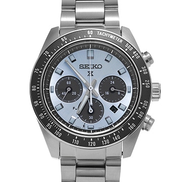 セイコー プロスペックス スピードタイマー ソーラークロノグラフ SBDL109 アイスブルー/ブラック メンズ 時計 【中古】【wristwatch】