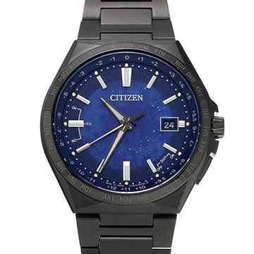 シチズン アテッサ スーパーチタニウム CB0287-68L ブルー メンズ 時計 【中古】【wristwatch】