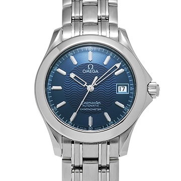 オメガ シーマスター 120 2501.81 ブルー メンズ 時計 【中古】【wristwatch】