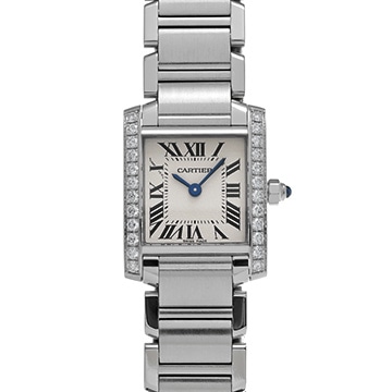 カルティエ タンク フランセーズ SM W4TA0008 シルバー レディース 時計 【中古】【wristwatch】