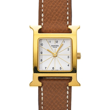 エルメス Hウォッチ HH1.201 シルバー レディース 時計 【中古】【wristwatch】