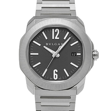 ブルガリ オクト ローマ 103740 アンスラサイトグレー メンズ 時計 【中古】【wristwatch】