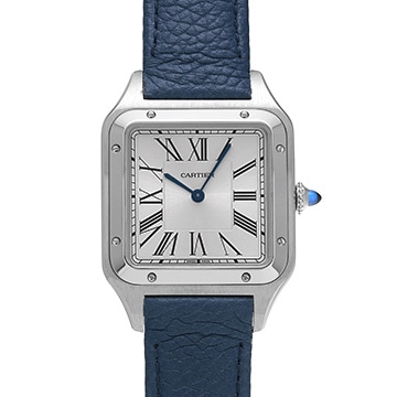 カルティエ サントス デュモン LM WSSA0022 シルバー メンズ 時計 【中古】【wristwatch】