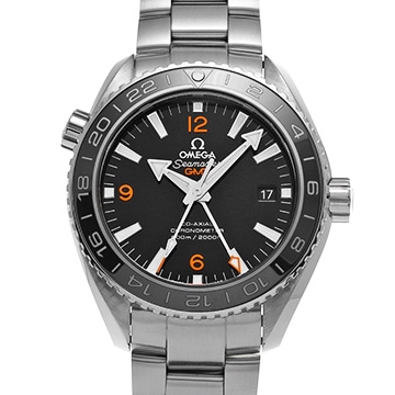 オメガ シーマスター プラネットオーシャン 600 コーアクシャル GMT 232.30.44.22.01.002 ブラック メンズ 時計 【中古】【wristwatch】