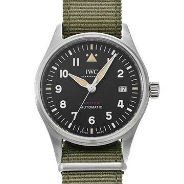 IWC パイロットウォッチ スピットファイア IW326801 ブラック メンズ 時計 【中古】【wristwatch】