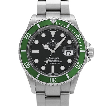 ロレックス サブマリーナ デイト 16610LV ブラック メンズ 時計 【中古】【wristwatch】