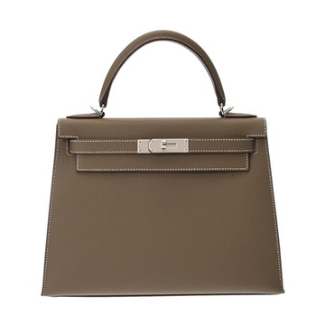 エルメス ケリー 28 外縫い 2WAY エトゥープ ヴォーエプソン レディース バッグ 【未使用】【bag】