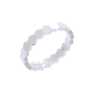 ショーメ ビーマイラブ リング 1PD #58 シルバー 083358-058 K18ホワイトゴールド WG レディース ジュエリー 【中古】【jewelry】
