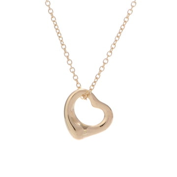 ティファニー オープンハート ネックレス ゴールド K18イエローゴールド YG レディース ジュエリー 【中古】【jewelry】