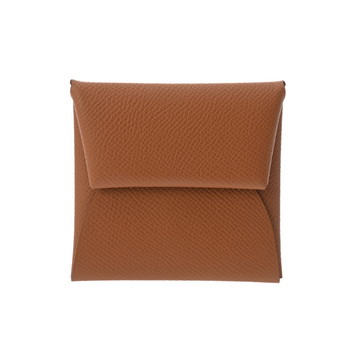 エルメス バスティア ゴールド ヴォーエプソン ユニセックス 財布 【未使用】【purse】