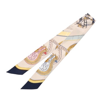 エルメス ツイリー GRAND APPARAT マルチカラー シルク100％ レディース 【未使用】【other】