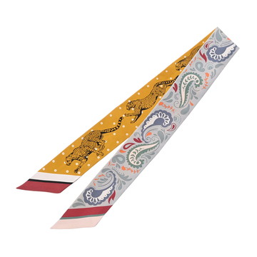 エルメス ツイリー GUEPARDS BANDANA マルチカラー シルク100％ レディース 【中古】【other】