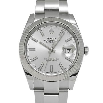 ロレックス デイトジャスト 41 126334 ホワイト メンズ 時計 【中古】【wristwatch】