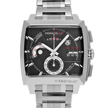 タグ ホイヤー モナコ LS キャリバー12 クロノグラフ CAL2110.BA0781 ブラック レディース 時計 【中古】【wristwatch】