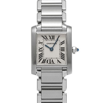 カルティエ タンクフランセーズ SM　 W51008Q3 シルバー レディース 時計 【中古】【wristwatch】