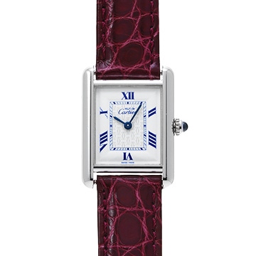 カルティエ マスト タンク M W1014054 ホワイト レディース 時計 【中古】【wristwatch】