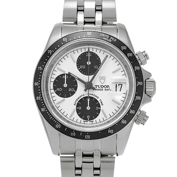 チューダー / チュードル クロノタイム  79260 ホワイト/ブラック メンズ 時計 【中古】【wristwatch】