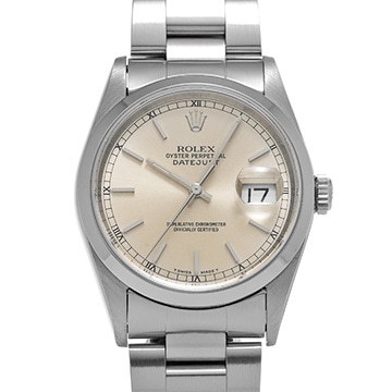 ロレックス デイトジャスト 16200 シルバー メンズ 時計 【中古】【wristwatch】