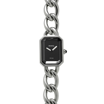 シャネル プルミエール M H0452 ブラック レディース 時計 【中古】【wristwatch】
