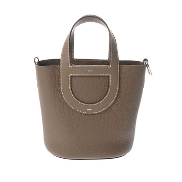 エルメス インザループ 18 エトゥープ トリヨンクレマンス/ヴォースイフト レディース バッグ 【未使用】【bag】