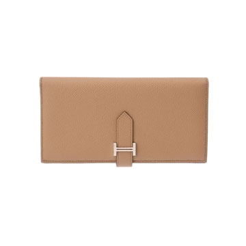 エルメス ベアンスフレ ヴェルソ チャイ/モーヴジルベストル ヴォーエプソン ユニセックス 財布 【中古】【purse】