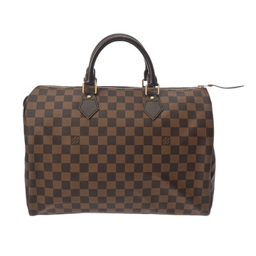 ルイ ヴィトン ダミエ スピーディ 35 ブラウン N41363 ダミエキャンバス レディース バッグ 【中古】【bag】